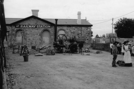 Newly restored railway station