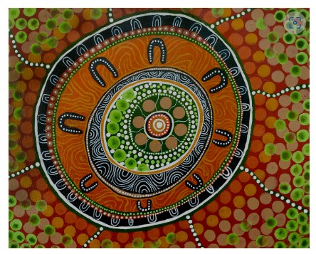 The Parnpa-parnpalya (Kaurna for Conference) artwork was created by local Narungga Artist Ingrid  O'Loughlin.