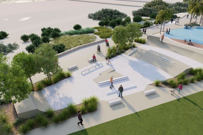 Skate plaza